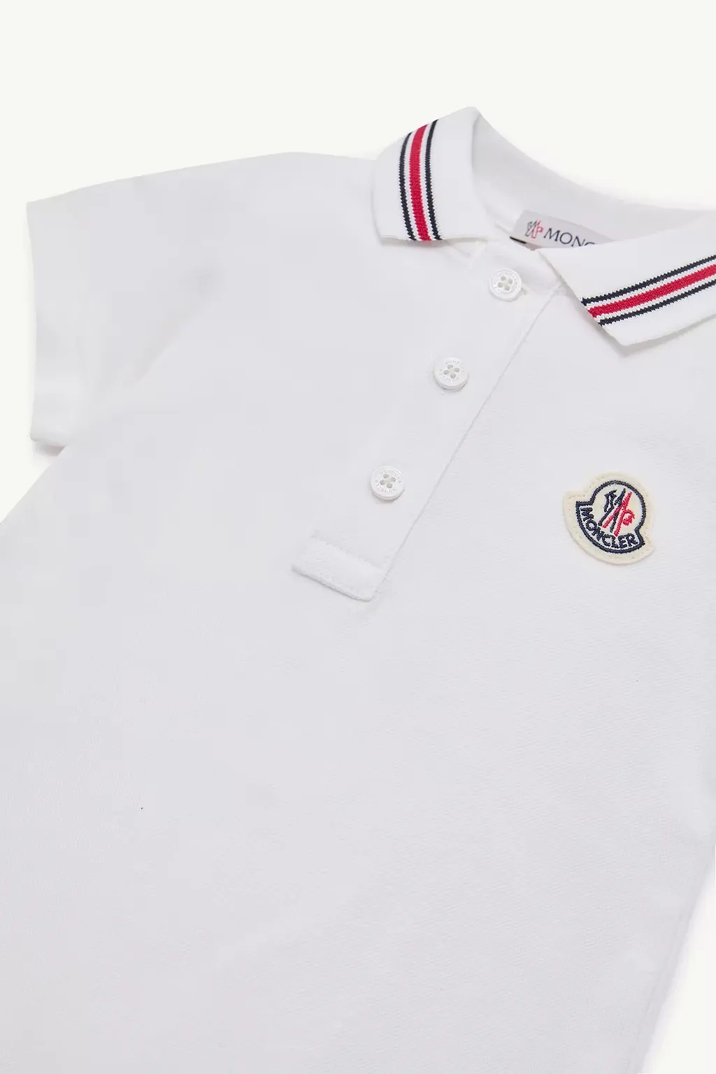 Logo Patch Polo-Collar Romper
