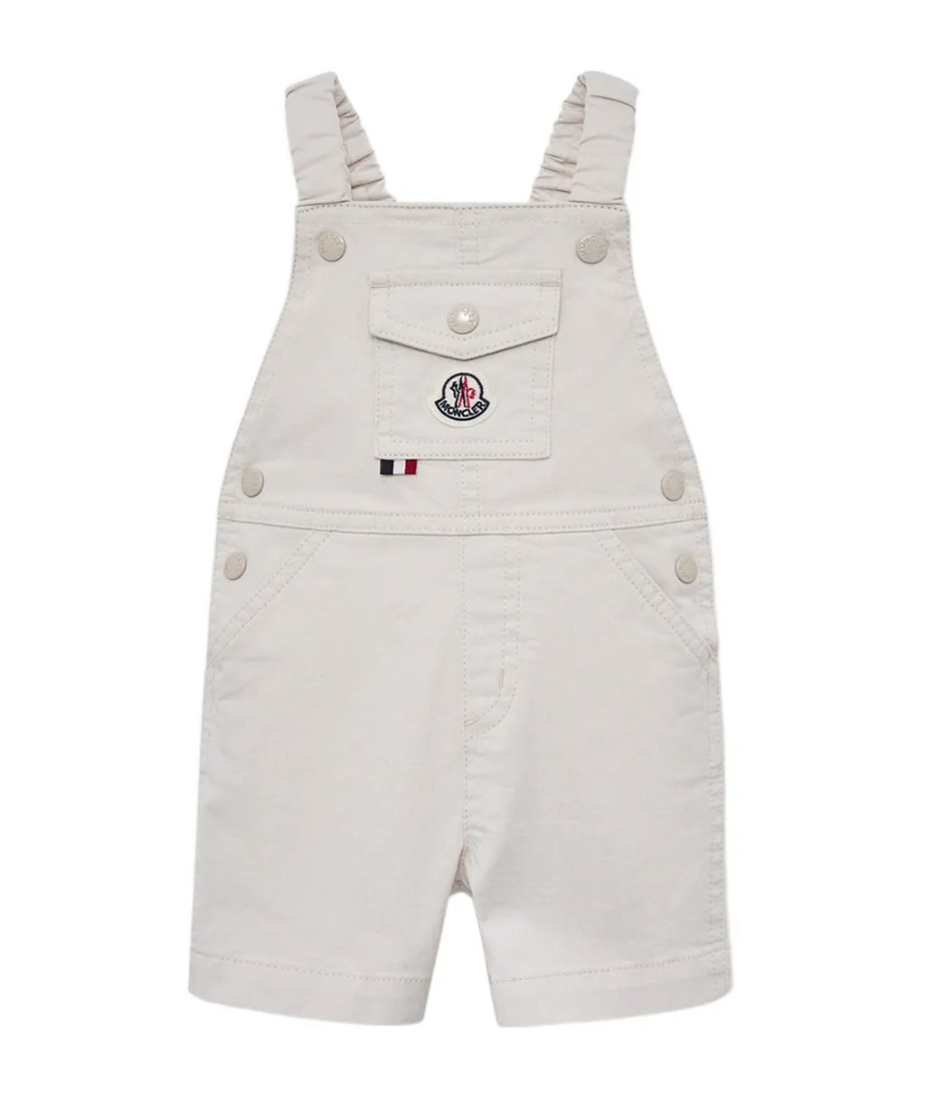Logo Patch Sleeveless Overalls
