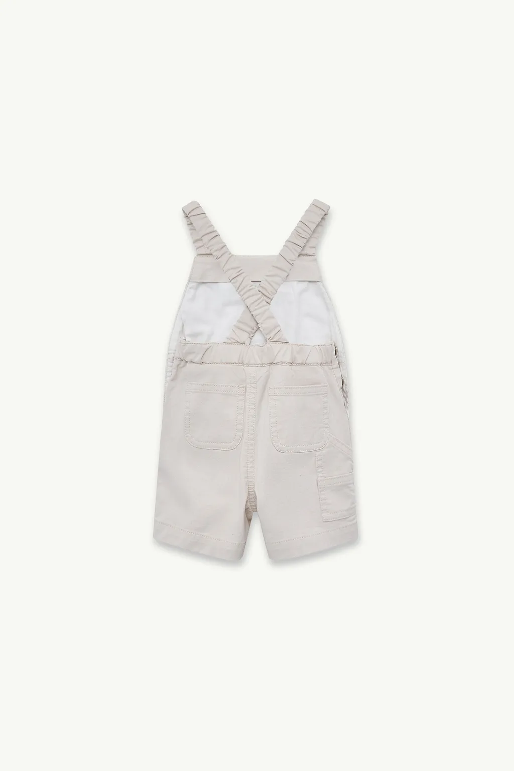 Logo Patch Sleeveless Overalls
