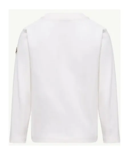 Moncler Enfant Logo Printed Crewneck T-Shirt
