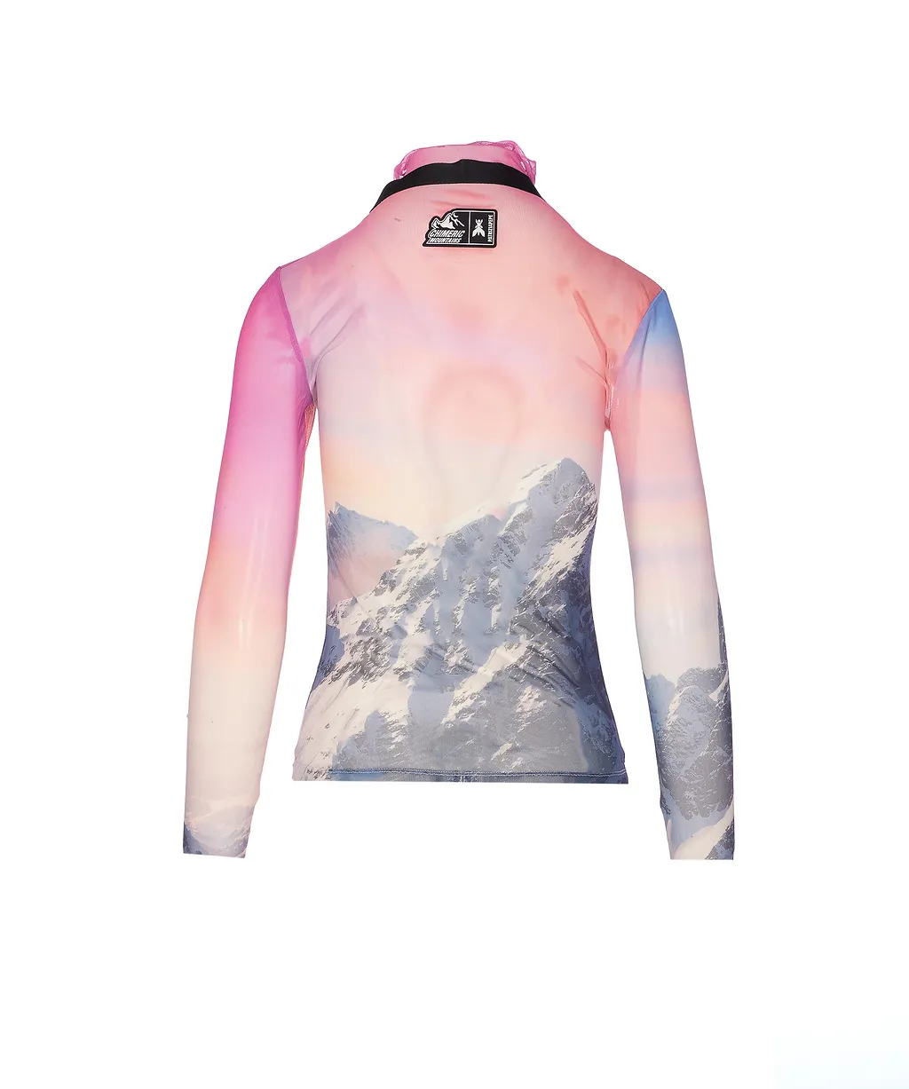 Patrizia Pepe Printed High Neck Top