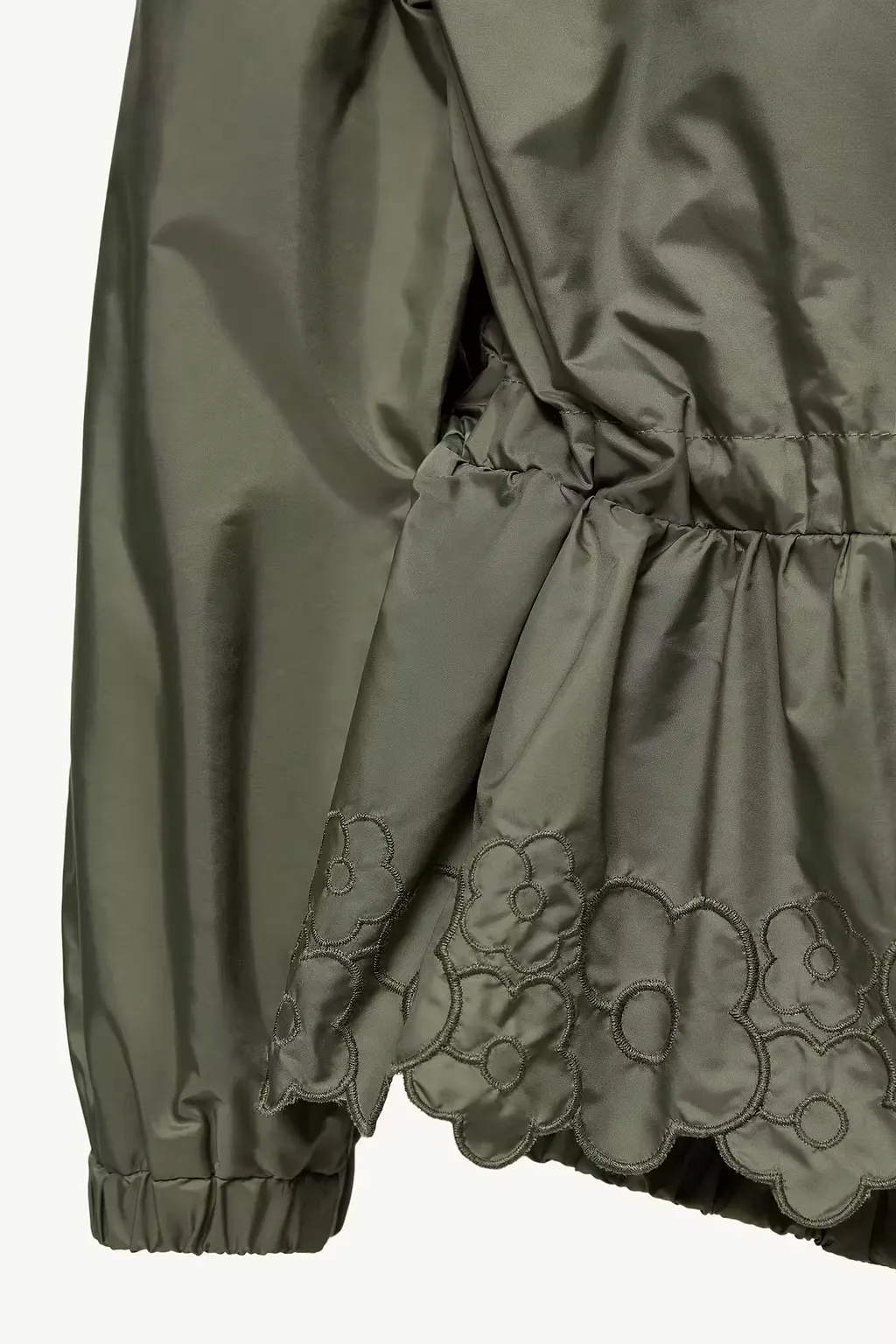 Moncler Enfant Manolya Flower Motif Hooded Jacket