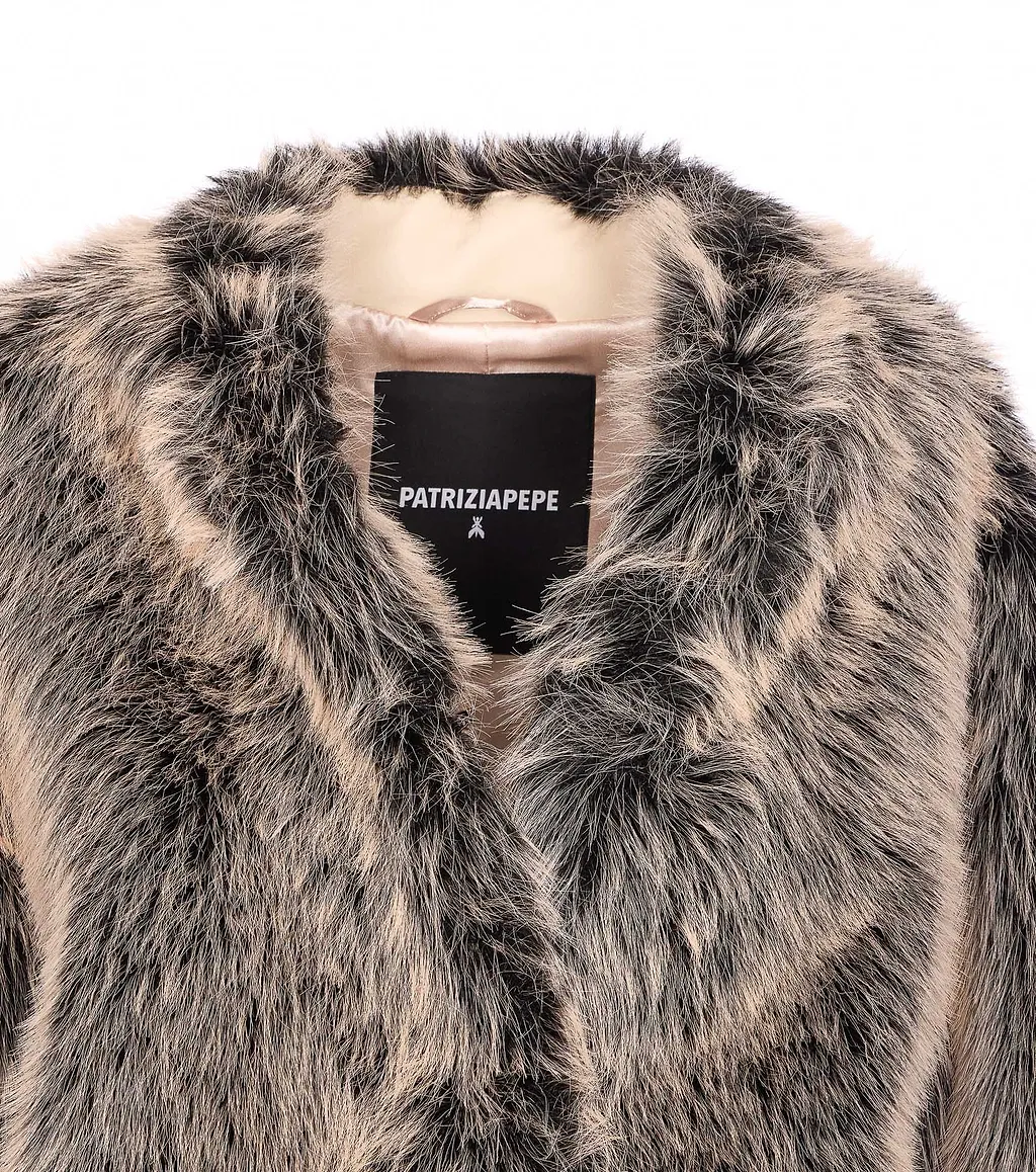Patrizia Pepe Faux Fur Coat