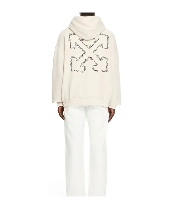 Off-White Script Arrow Diagonal Skate Hoodie