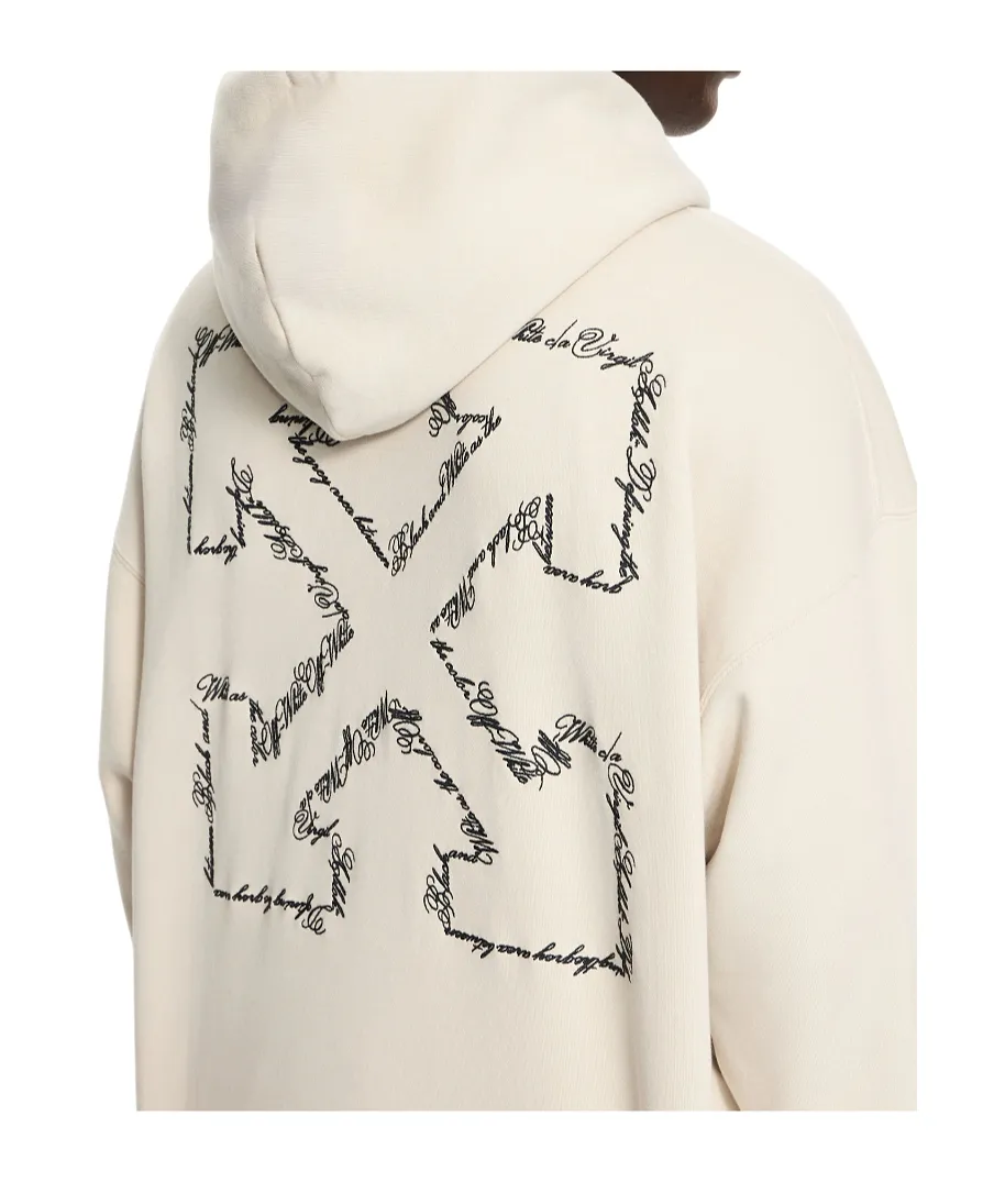Off-White Script Arrow Diagonal Skate Hoodie