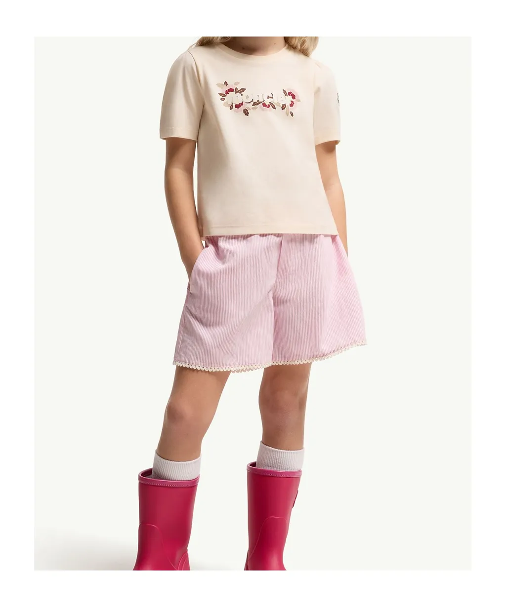 Moncler Enfant Short Sleeve Printed T-Shirt