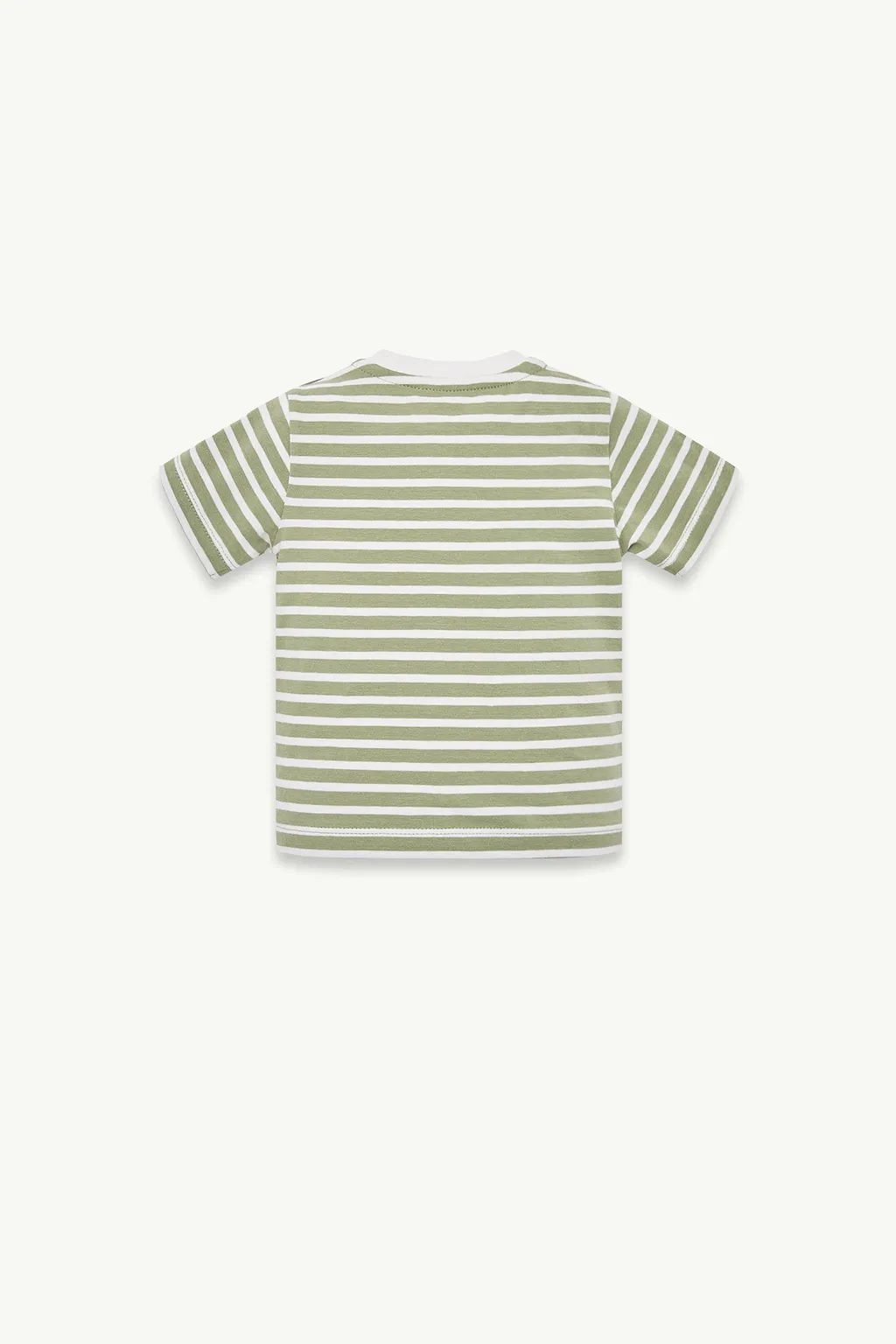 Moncler Enfant Striped Short Sleeved T-Shirt