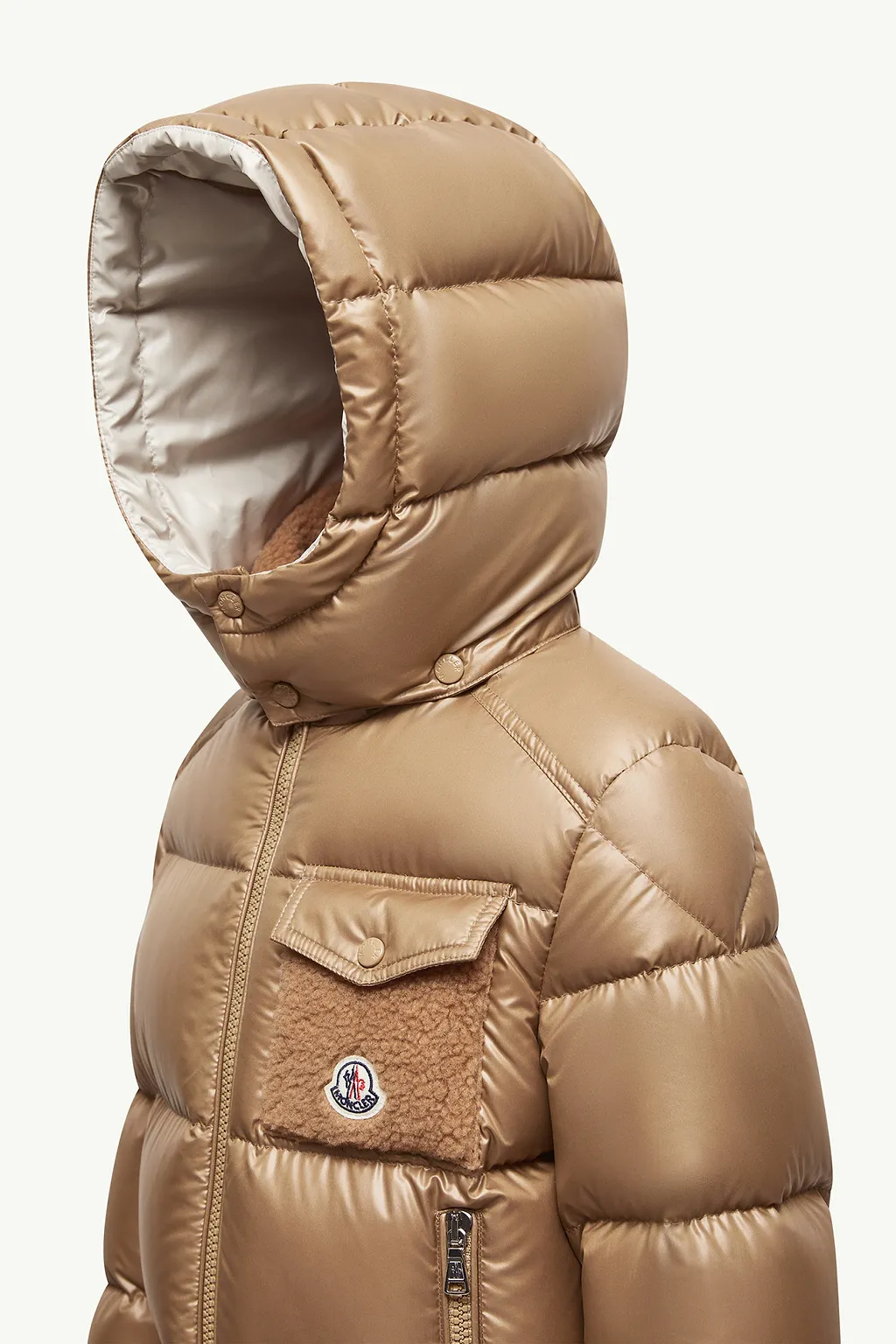 Moncler Enfant Yule Hooded Down Jacket