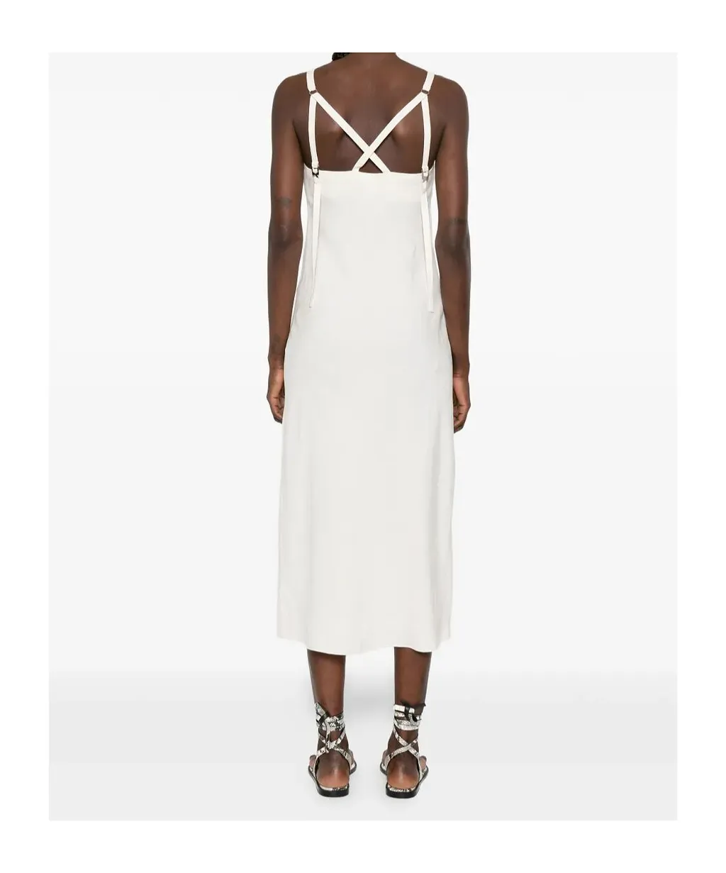 Square-Neck Slip Dress