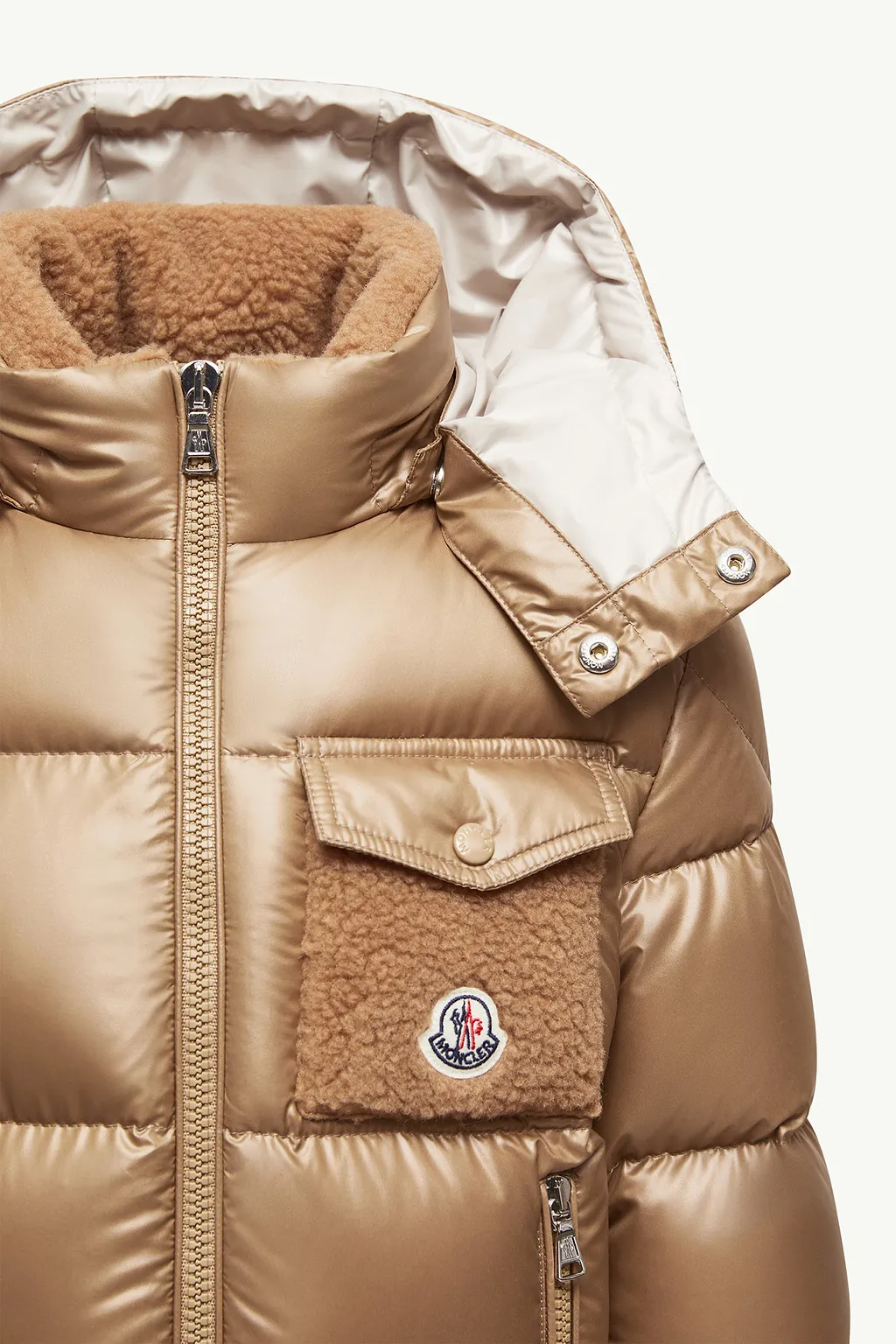 Moncler Enfant Yule Hooded Down Jacket