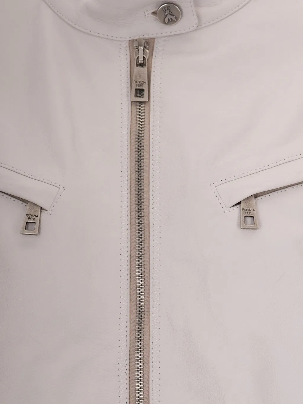 Patrizia Pepe Zip-Up Biker Jacket