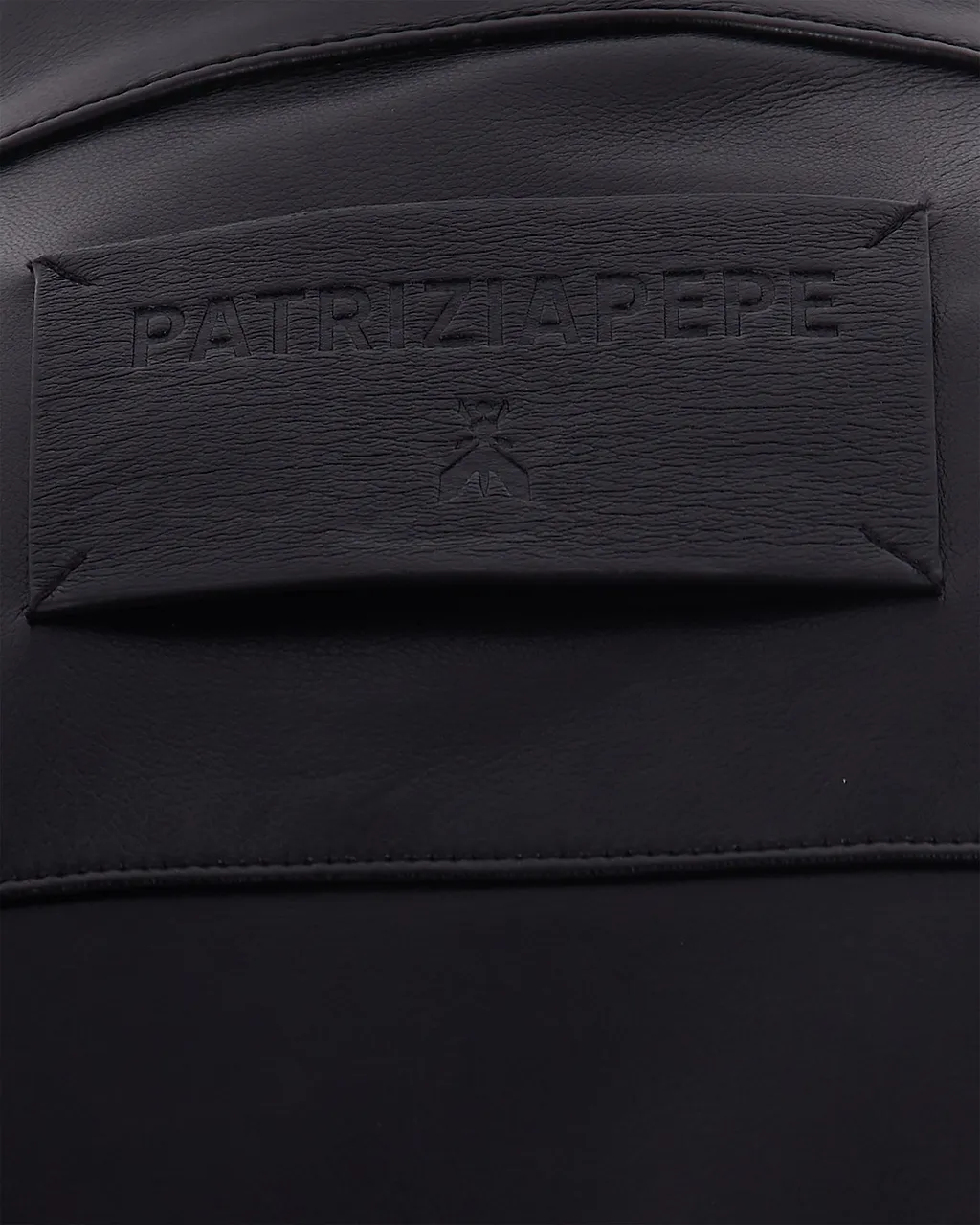 Patrizia Pepe Long-Sleeved Zipped Biker Jacket