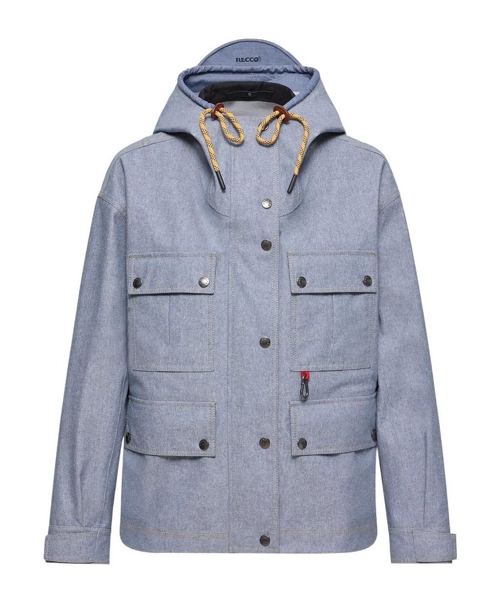 Moncler Grenoble Beziers Chambray Field Jacket