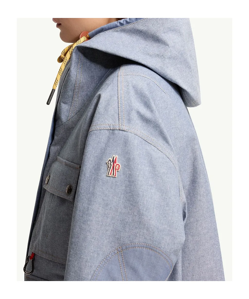 Moncler Grenoble Beziers Chambray Field Jacket