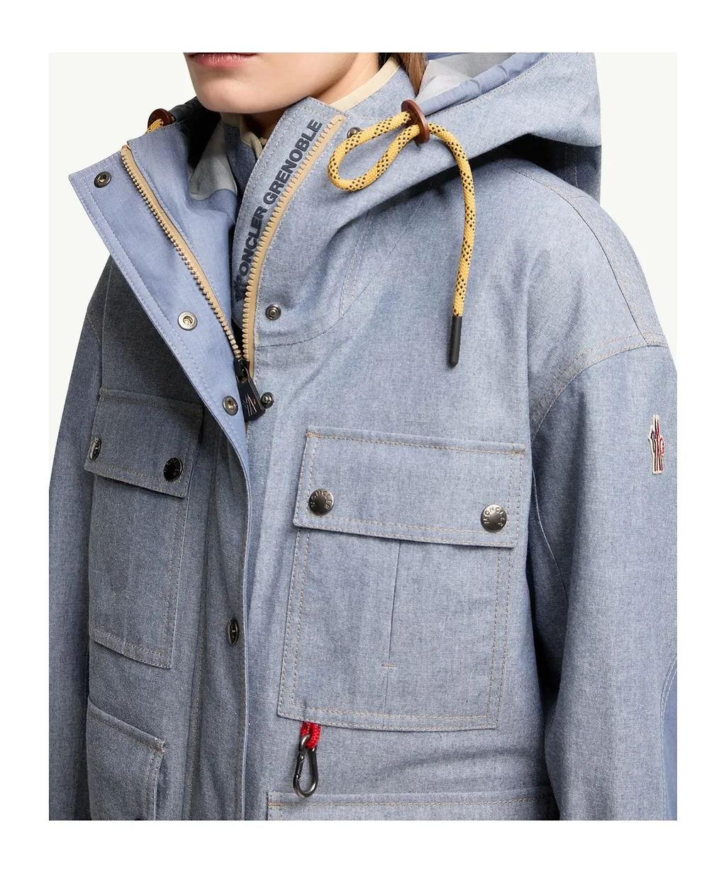 Moncler Grenoble Beziers Chambray Field Jacket