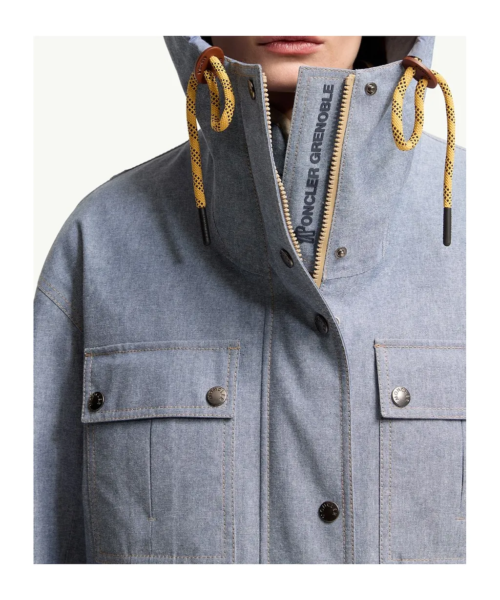 Moncler Grenoble Beziers Chambray Field Jacket