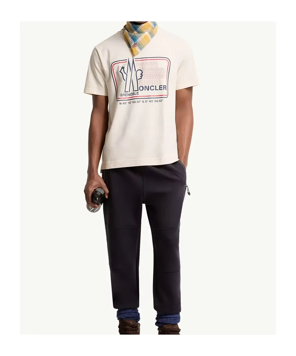 Moncler Grenoble Logo Printed Crewneck T-Shirt
