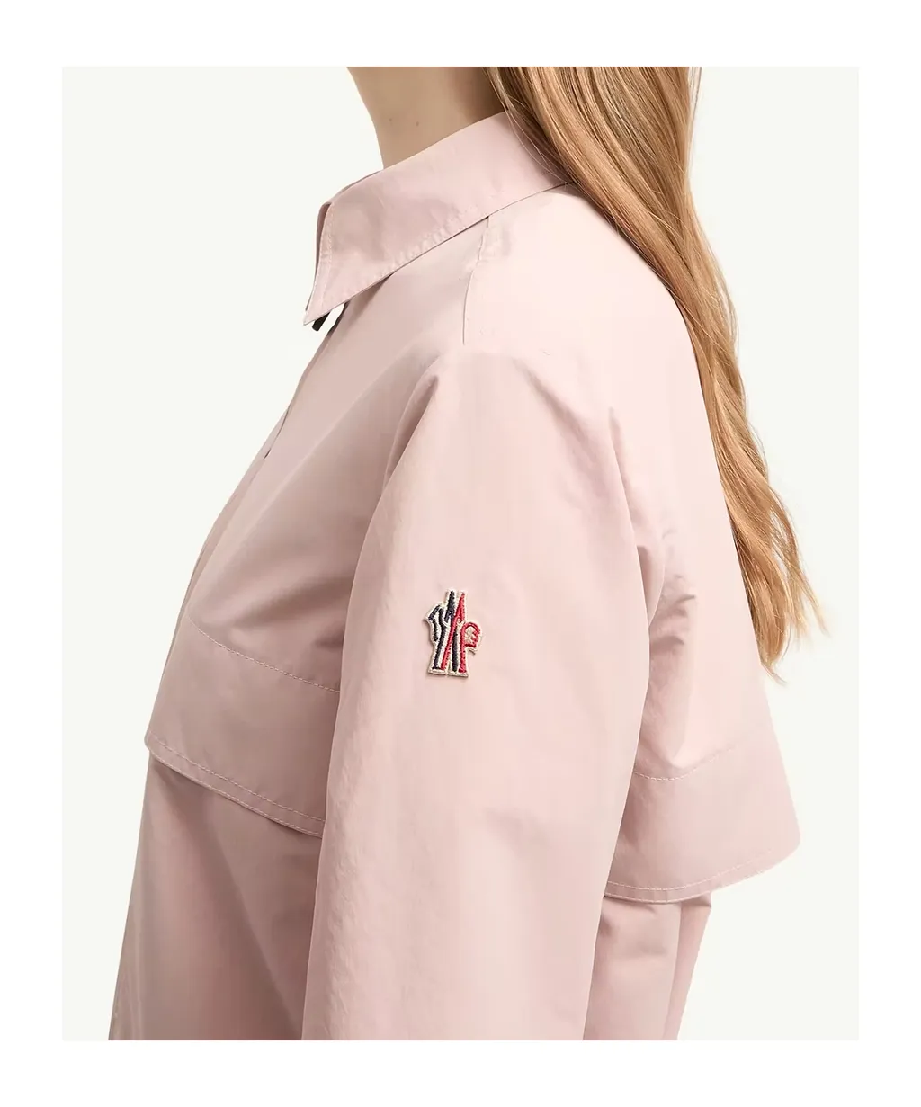 Moncler Grenoble Technical Froissé Long-Sleeved Shirt