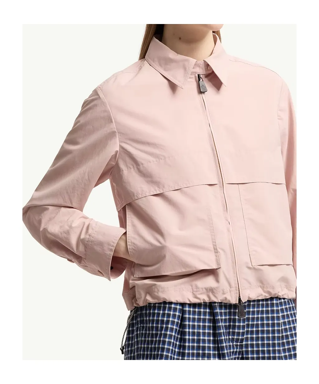 Moncler Grenoble Technical Froissé Long-Sleeved Shirt
