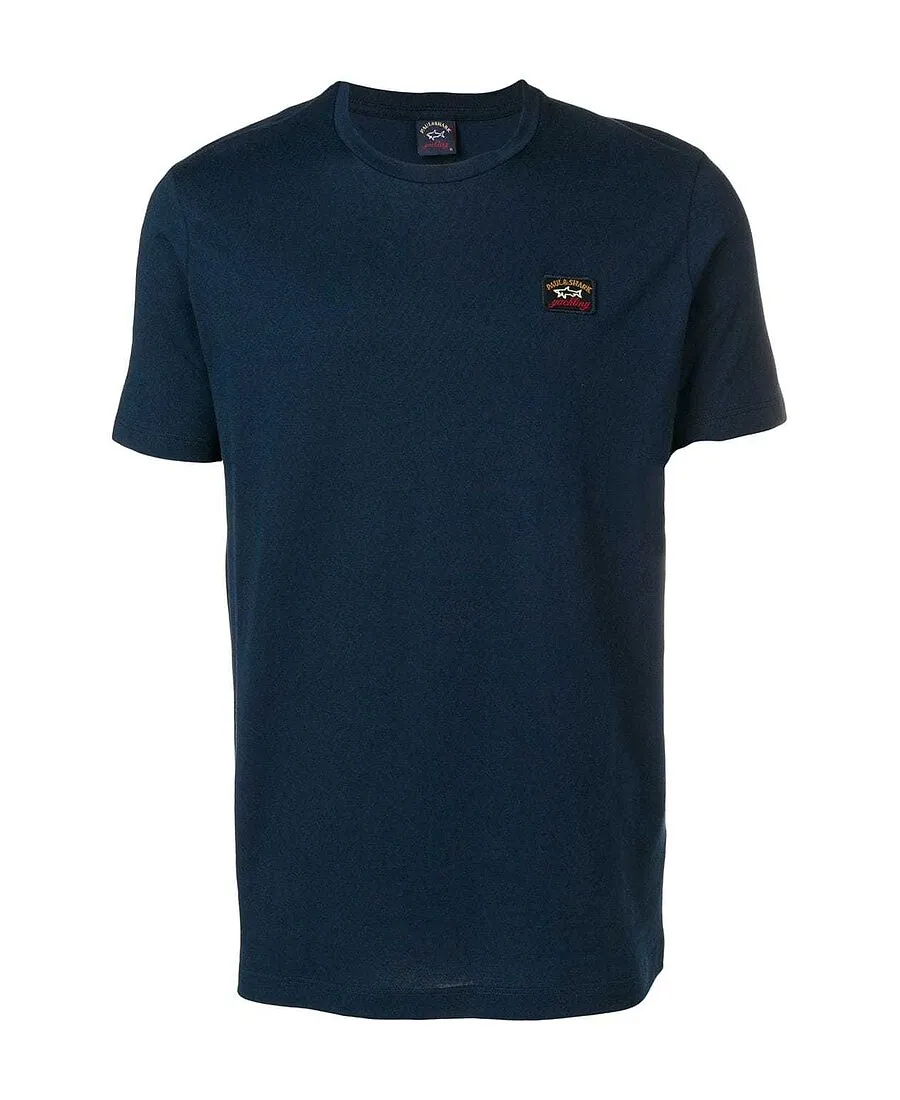 Paul & Shark Logo-Patch Round Neck T-Shirt