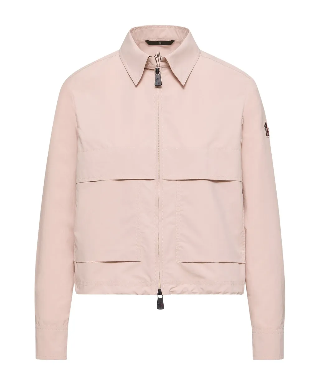 Moncler Grenoble Technical Froissé Long-Sleeved Shirt