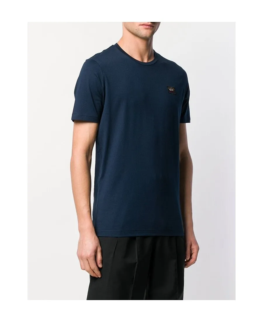 Paul & Shark Logo-Patch Round Neck T-Shirt