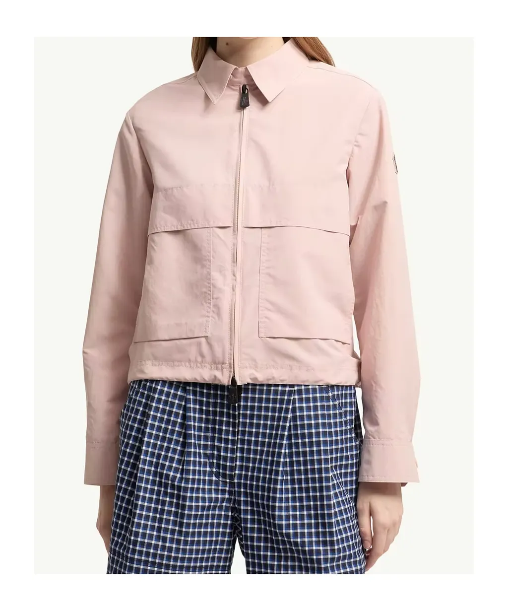 Moncler Grenoble Technical Froissé Long-Sleeved Shirt