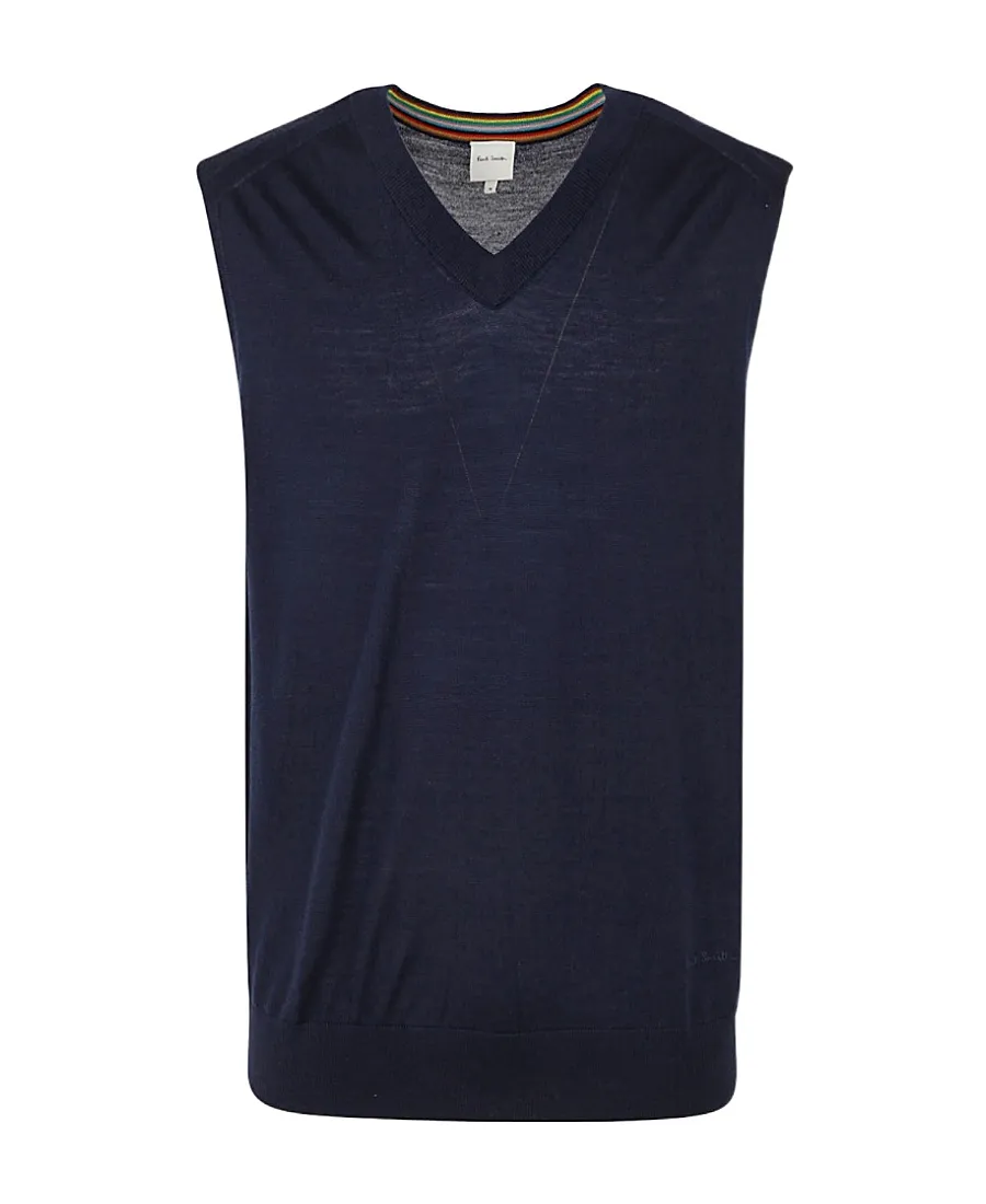Fine-Knit Merino Vest
