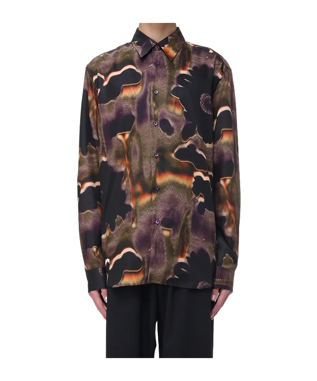 Floral-Print Shirt