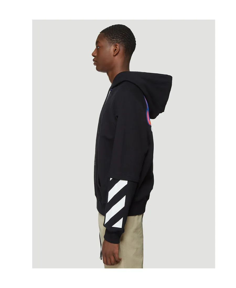 Printed Hooded Sweater