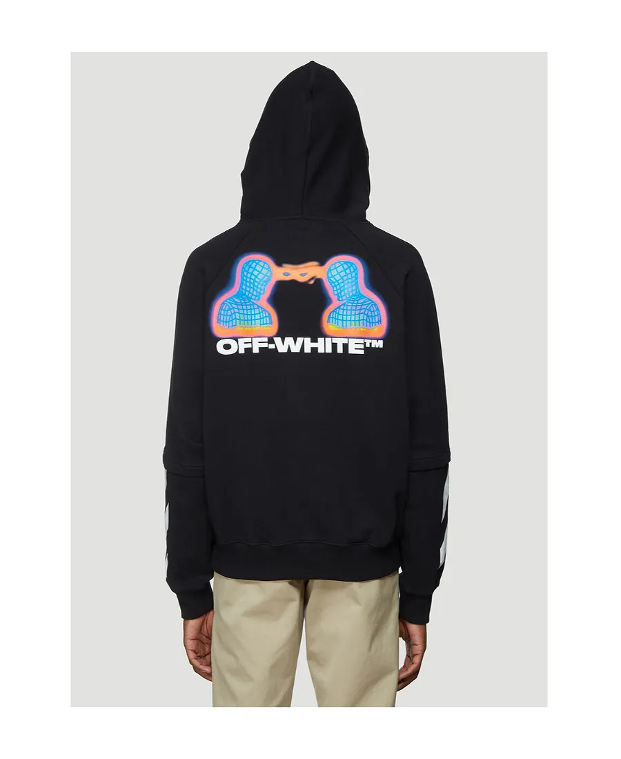 Printed Hooded Sweater