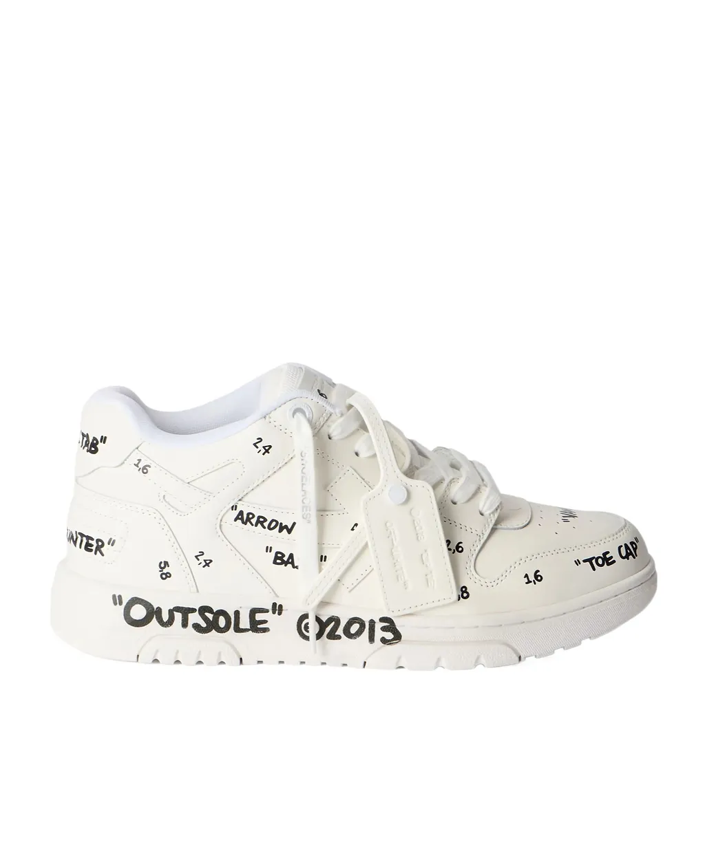 Quotation Leather Out Of Office Trainers