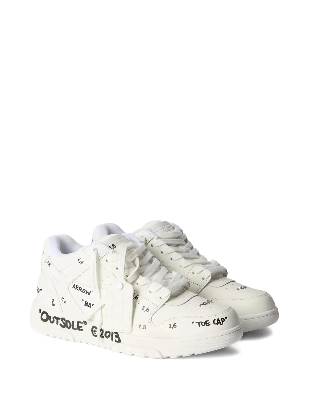 Quotation Leather Out Of Office Trainers