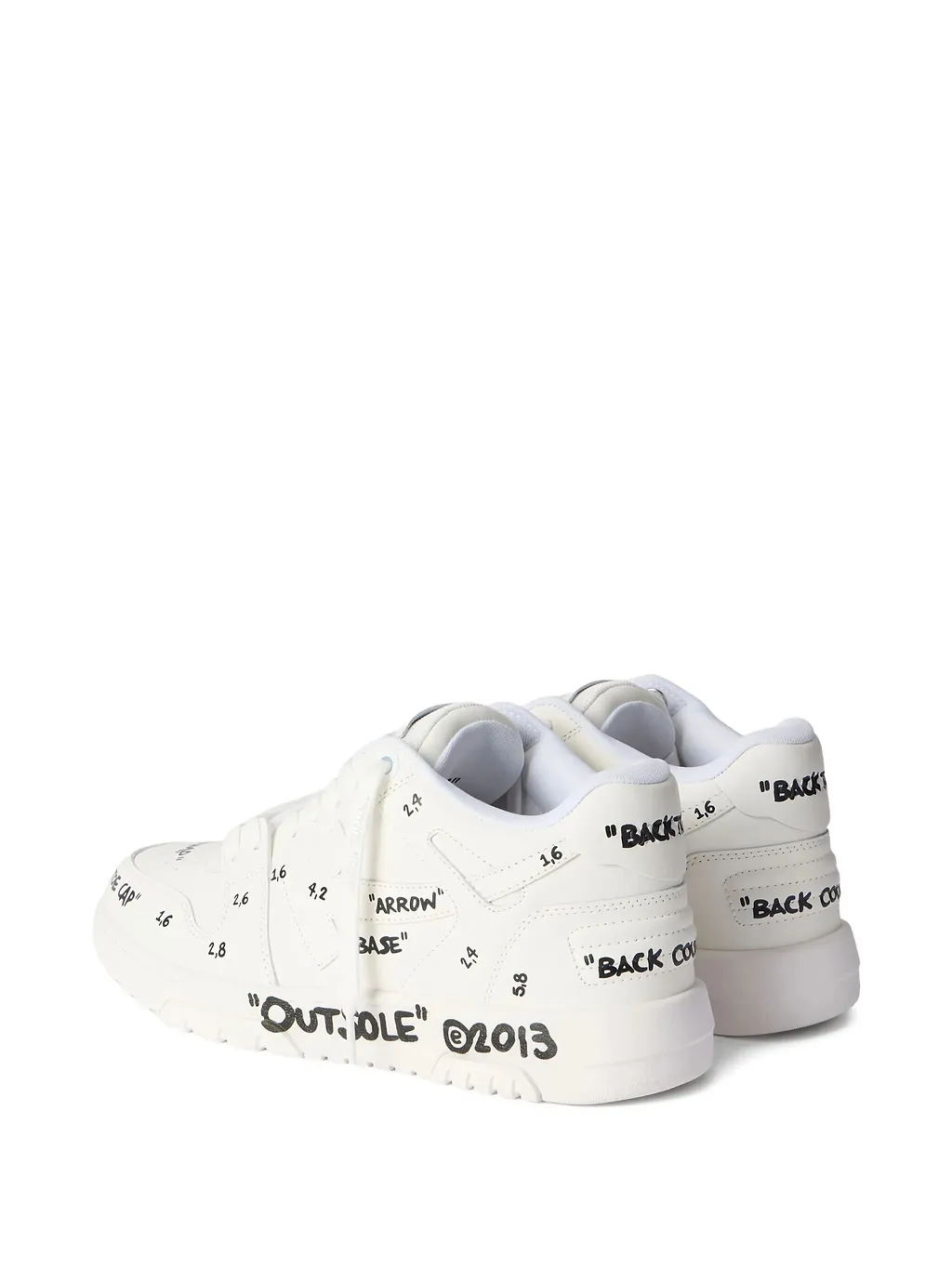 Quotation Leather Out Of Office Trainers