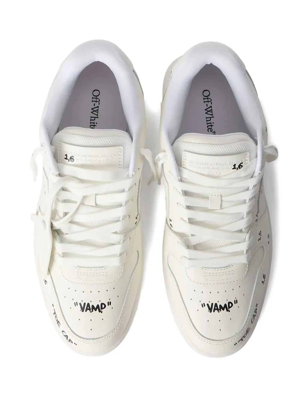 Quotation Leather Out Of Office Trainers