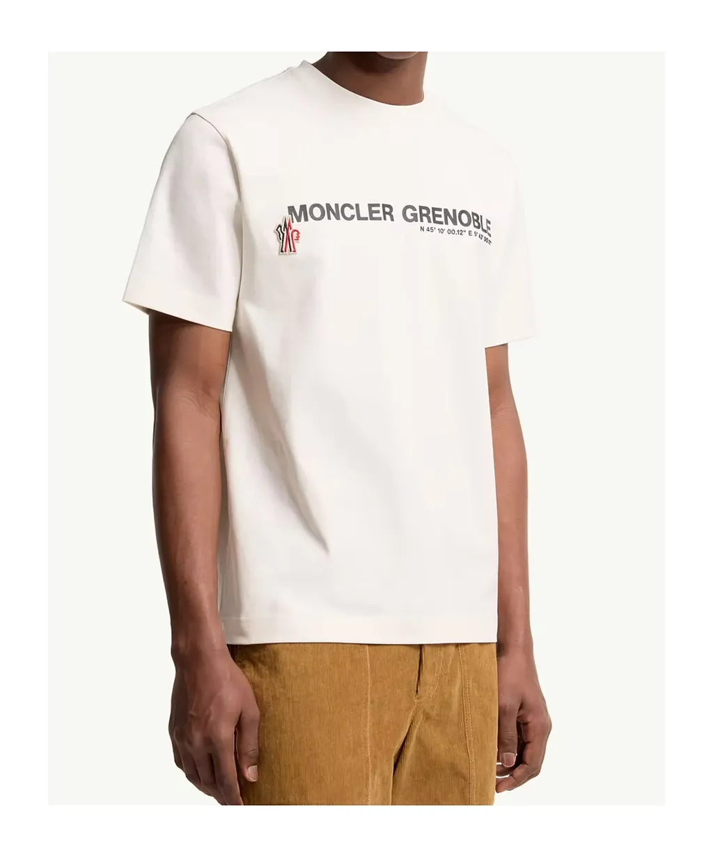 Moncler Grenoble Logo Detailed Crewneck T-Shirt