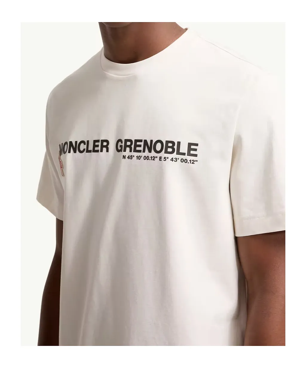 Moncler Grenoble Logo Detailed Crewneck T-Shirt