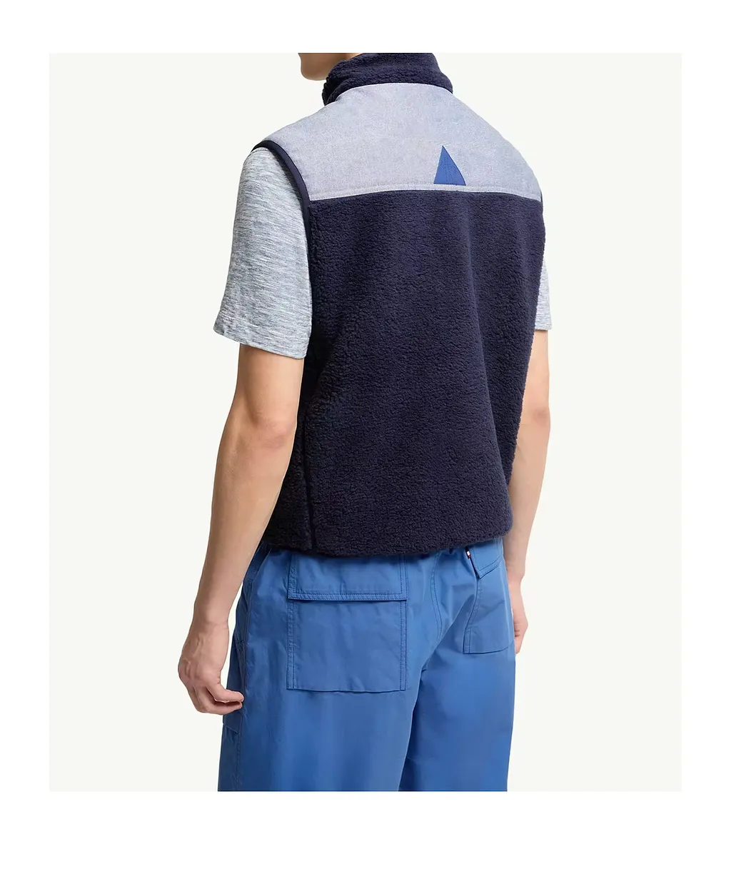 Moncler Grenoble Logo-Patch Button-Up Gilet