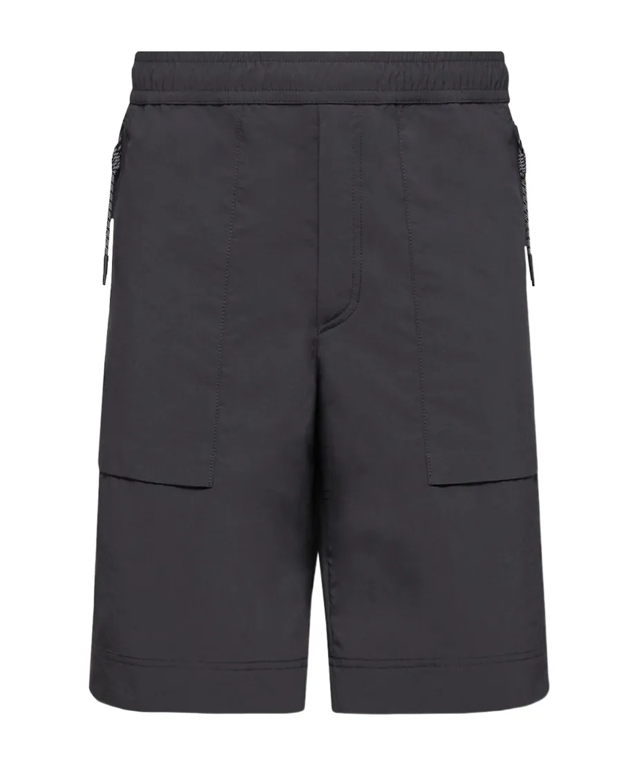 Moncler Grenoble Logo Patch Drawstring Shorts