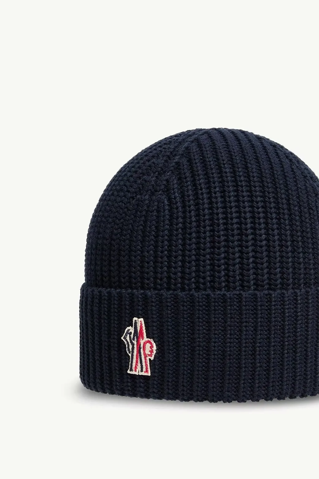 Moncler Grenoble Logo Patch Knitted Beanie