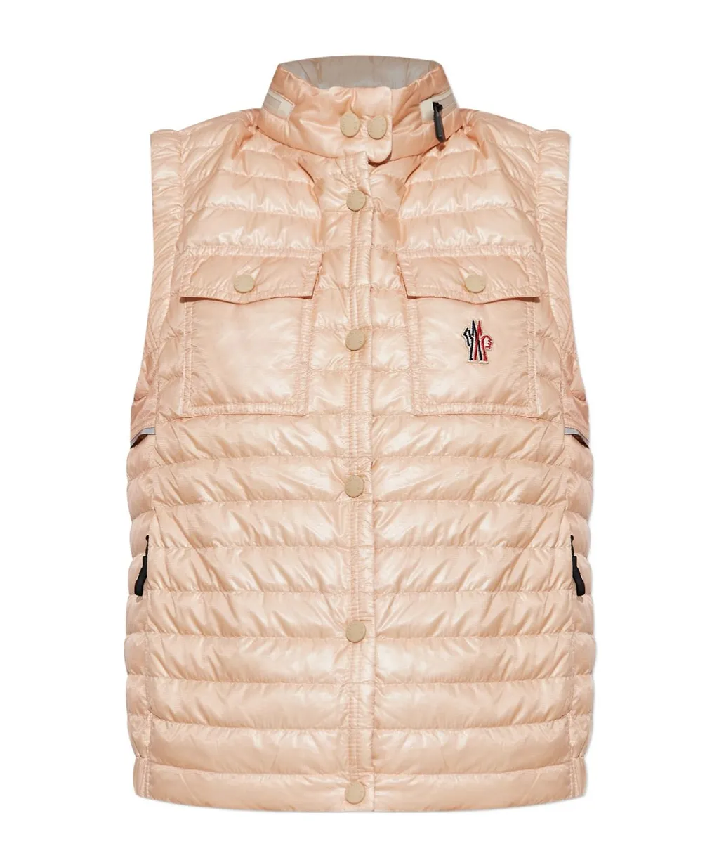 Moncler Grenoble Logo Patch Padded Gilet