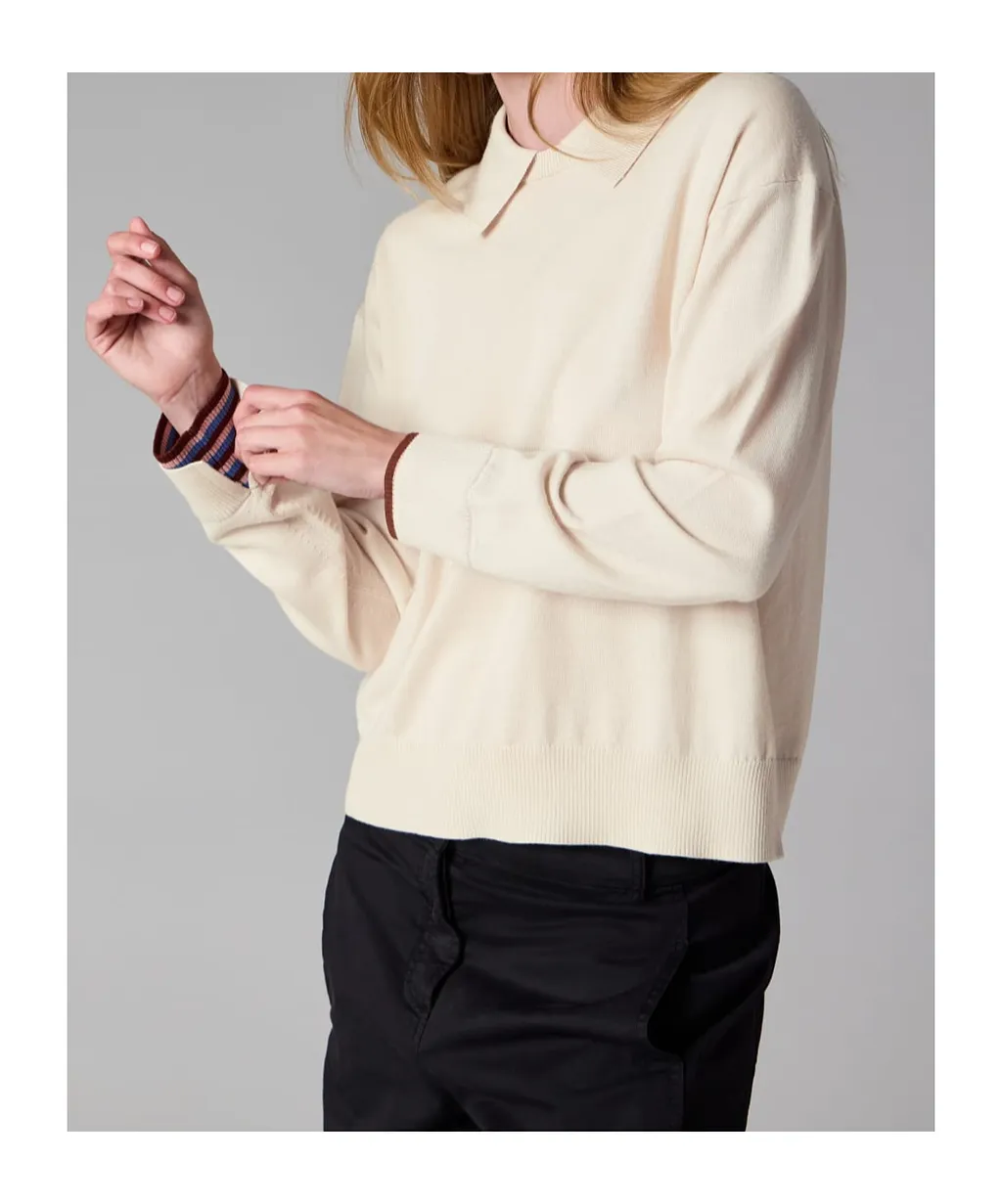Paul Smith Long Sleeved Knitted Polp Shirt