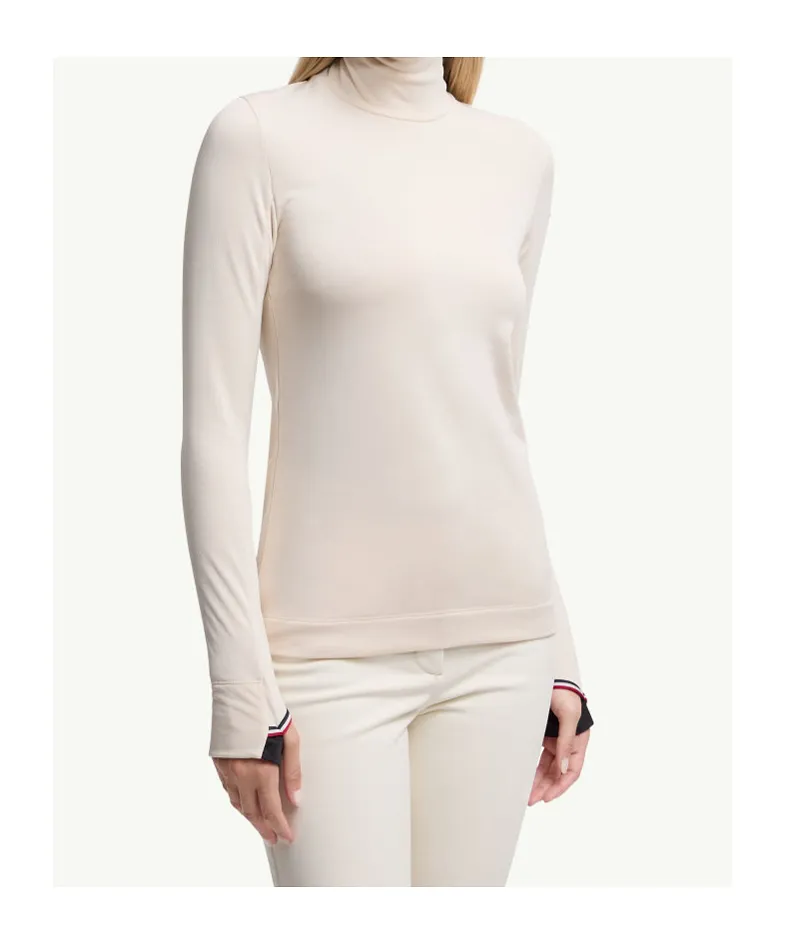 Moncler Grenoble Logo Patch Turtleneck Top