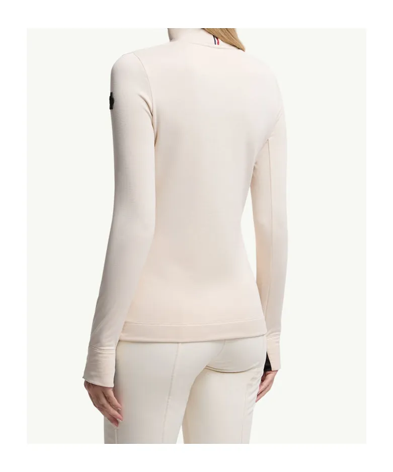 Moncler Grenoble Logo Patch Turtleneck Top