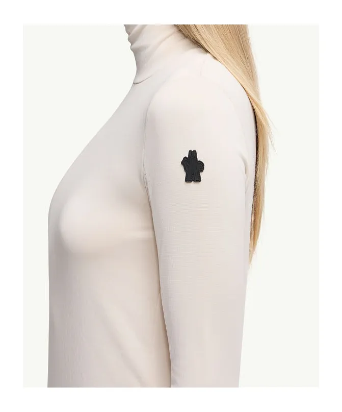 Moncler Grenoble Logo Patch Turtleneck Top