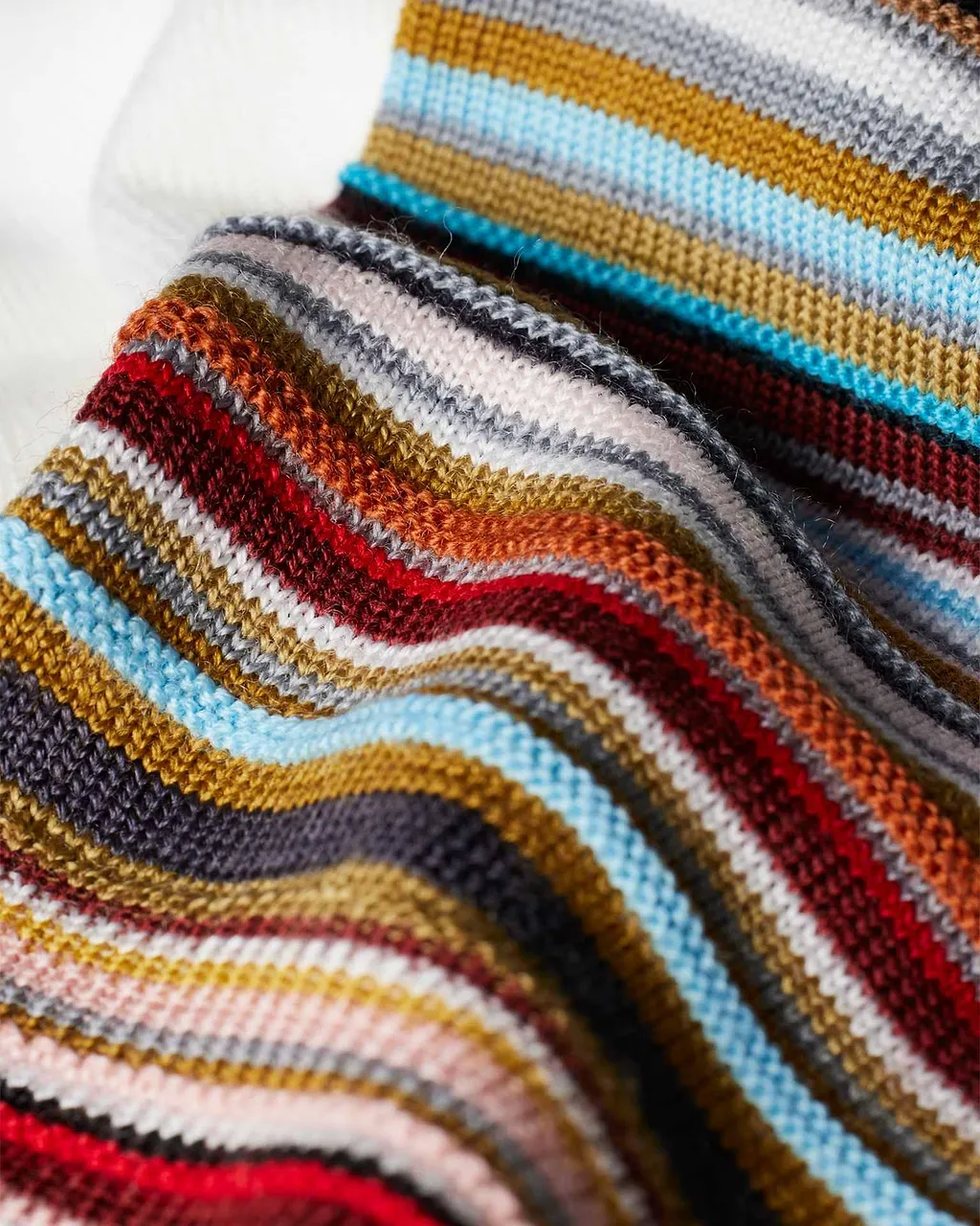 Paul Smith Signature Stripe Cuff Crewneck Jumper