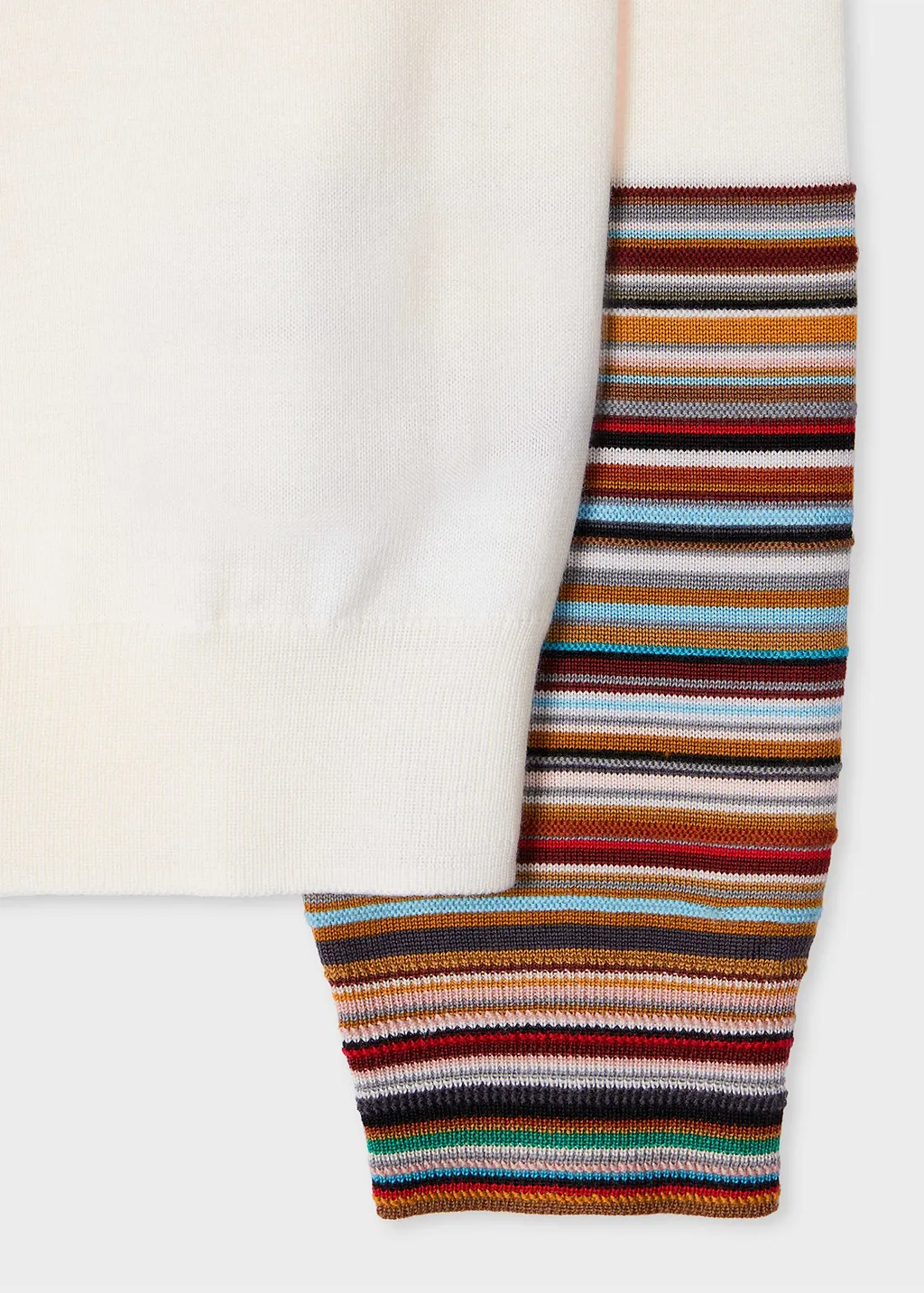 Paul Smith Signature Stripe Cuff Crewneck Jumper