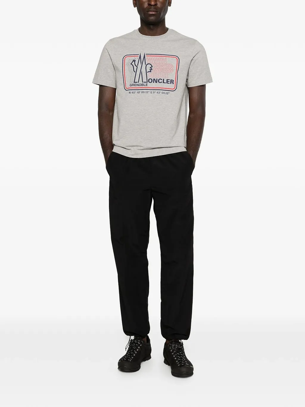 Moncler Grenoble Logo Printed Crewneck T-Shirt