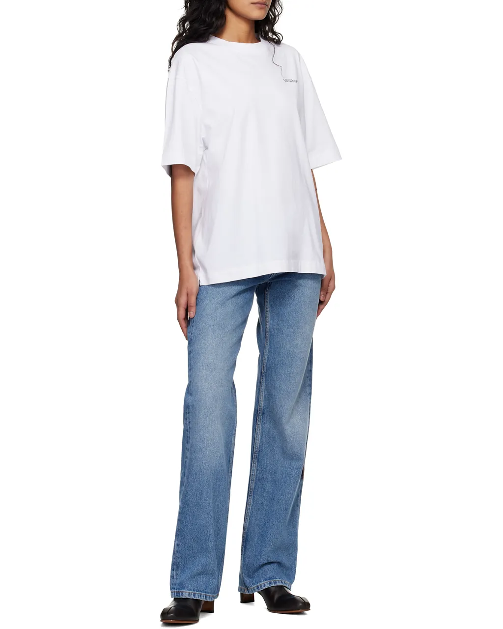 Off-White Straight-Leg Jeans