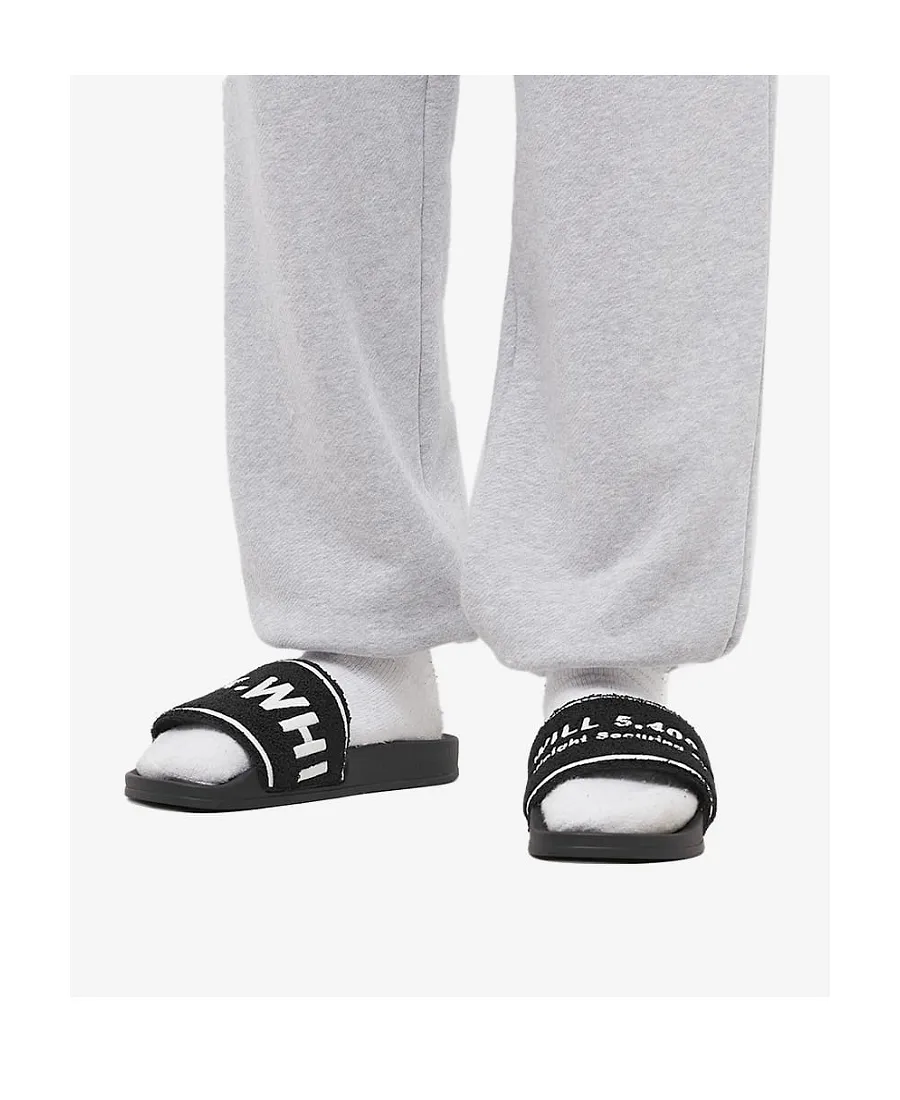 Textured Logo-Strap Slides